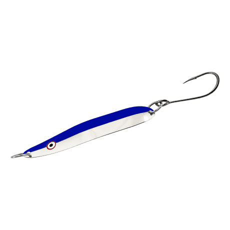 Gibbs Skinny G Spoon - Nickel/Blue Tailspin