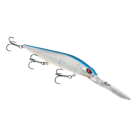Cabela's Mean Eye Walleye Series Deep-Running Minnow Bait - Silver Blue