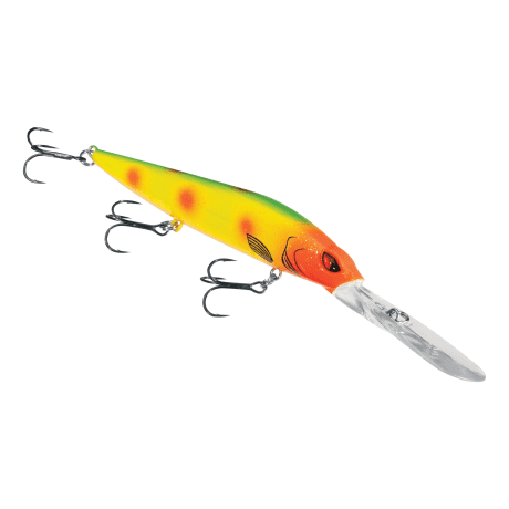 Cabela's Mean Eye Walleye Series Deep-Running Minnow Bait - Chicken Pox