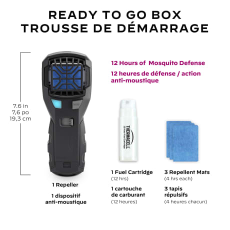 Thermacell® Mosquito Repellent Portable Adventure MR450 – Charcoal