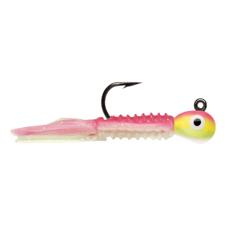 VMC® Tungsten Wingding Jig - Pink Chartreuse Glow