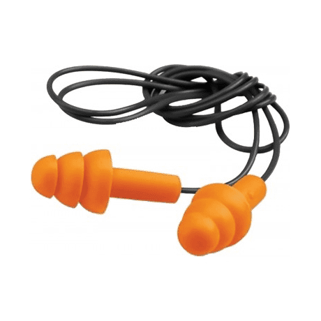 Walkers 2 Pair Corded Orange Ear Plugs