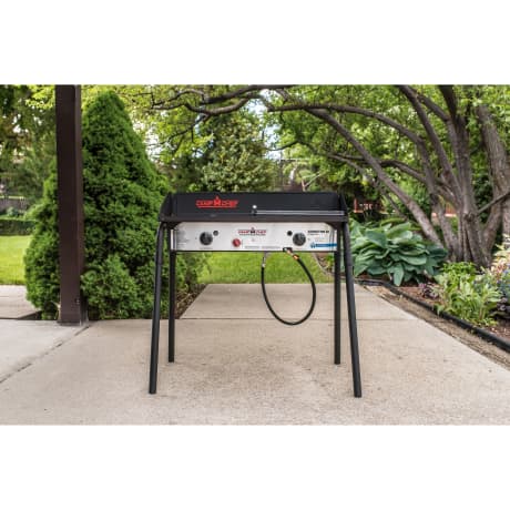 Camp Chef® Expedition 2X Two Burner Stove with Griddle