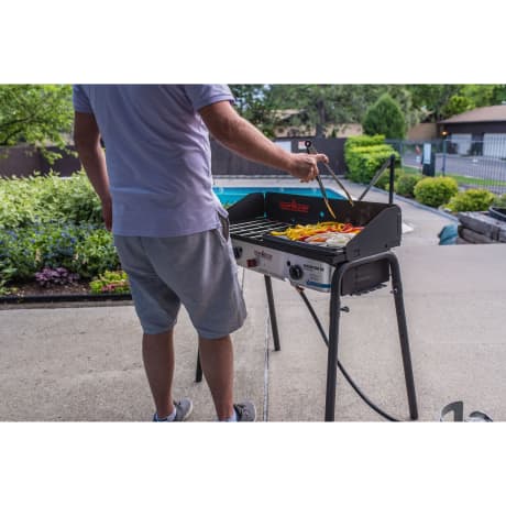 Camp Chef® Expedition 2X Two Burner Stove with Griddle
