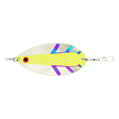 Silver Blade/Chartreuse Scales
