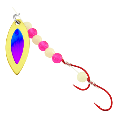 Gold Blade/Glow/PInk Bead