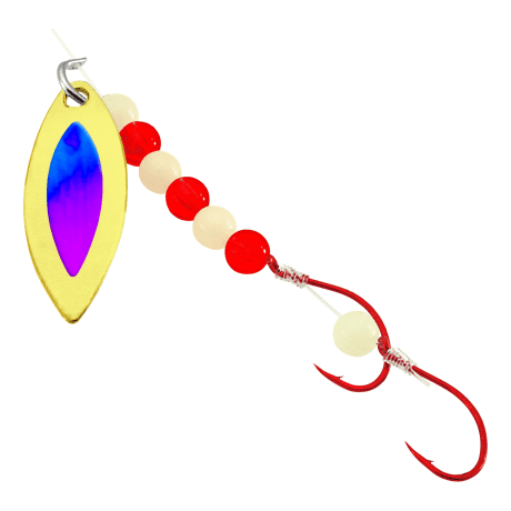 Gold Blade/Glow/Red Bead