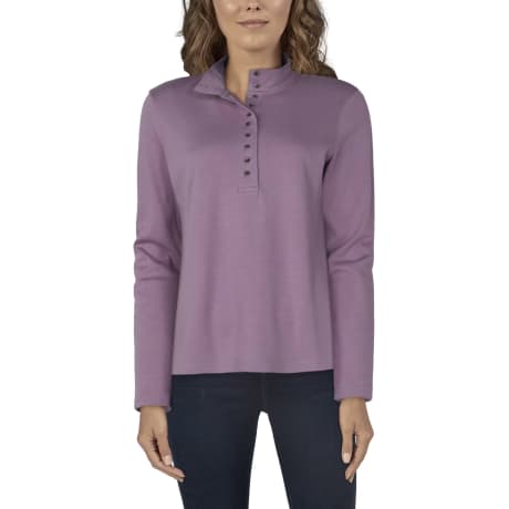 Natural Reflections® Women’s 10-Button Mock Turtleneck