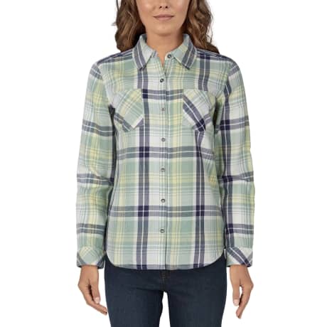 Natural Reflections® Women’s Acid-Washed Plaid Shirt