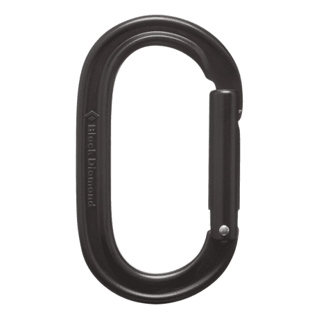Black Diamond Oval Carabiner - Black