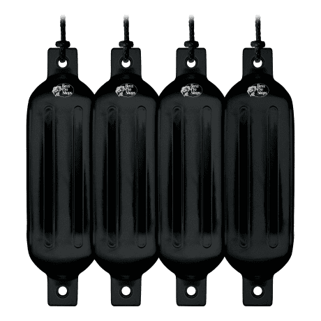 Bass Pro Shops® Boat Fender 4-Pack - Black