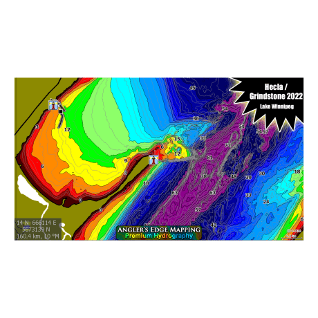 Angler's Edge Mapping Lake Winnipeg 2022 - Early Ice