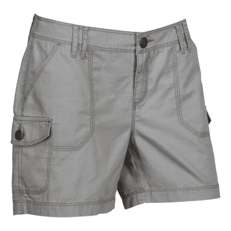 Natural Reflections® Women’s Canvas Cargo Shorts - Frost Grey