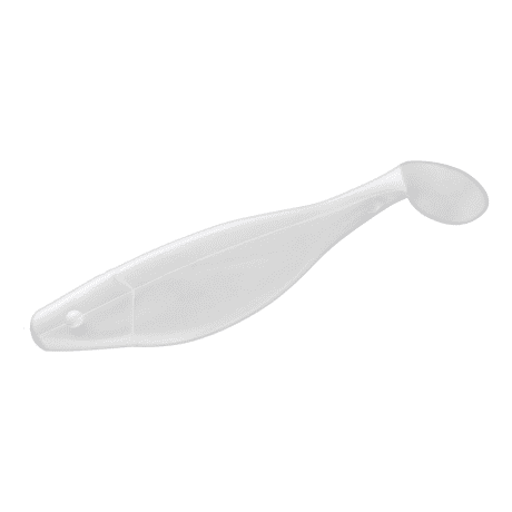 Mister Twister® Rigged Sassy Shad - White
