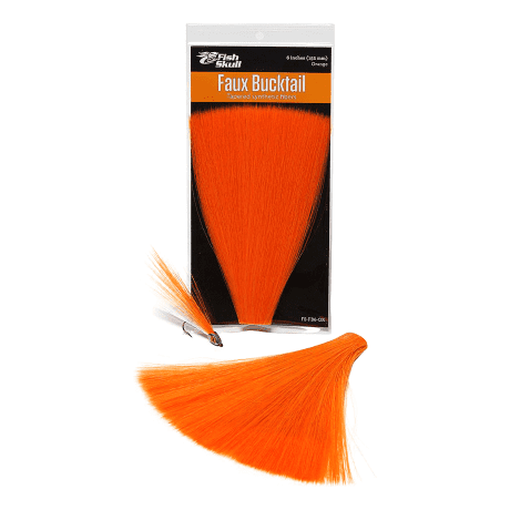 Fish-Skull® Faux Bucktail™ - Orange