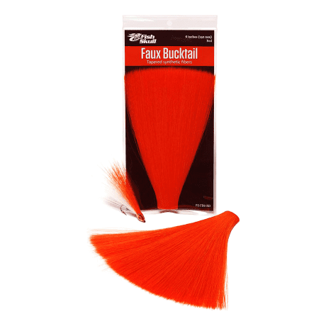 Fish-Skull® Faux Bucktail™ - Red