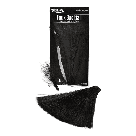 Fish-Skull® Faux Bucktail™ - Black