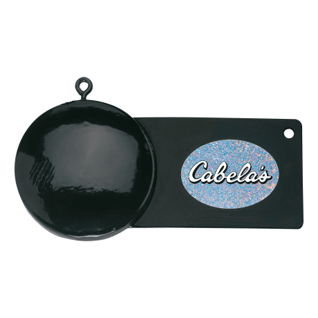 Cabela's Pancake Downrigger Weights - Black