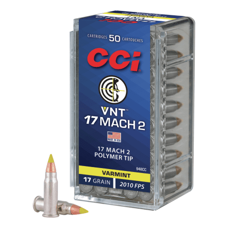 CCI® .17 Mach 2 Rimfire Ammunition