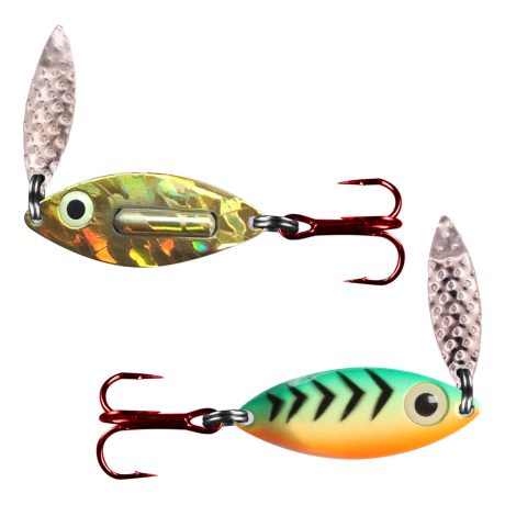PK Lures Rattle Spoon - Firetiger Glow