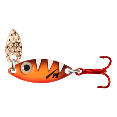 PK Predator Tungsten Flash Fishing Spoon - Bengal Tiger Glow,PK Predator Tungsten Flash Fishing Spoon - Bengal Tiger Glow