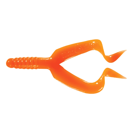 Mr. Twister Double Tail Lure – 10 Pack - Orange
