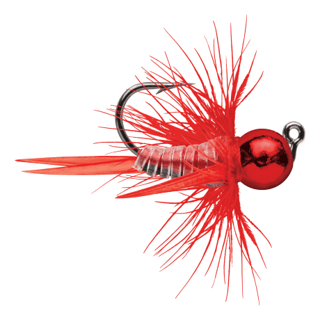 VMC® Tungsten Bullfly Jig - Metallic Red