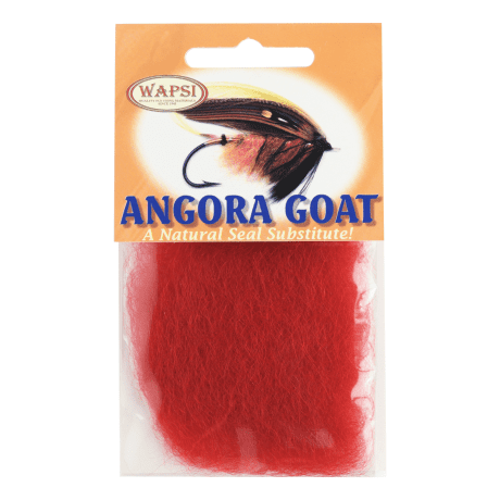 Wapsi Angora Goat Dubbing - Red