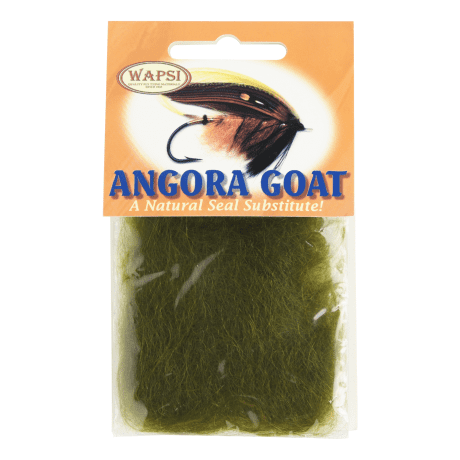 Wapsi Angora Goat Dubbing - Olive