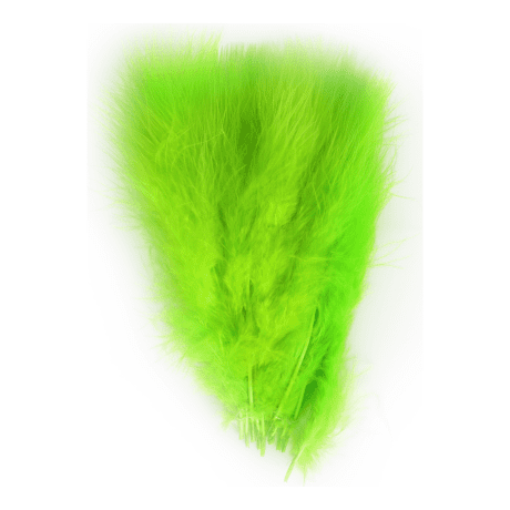 Cabela's Select Marabou Plumes - Fluorescent Chartreuse
