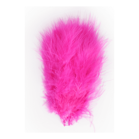 Cabela's Select Marabou Plumes - Fluorescent Cerise
