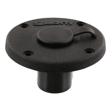 Scotty® Round Flush Deck Mount - Side View