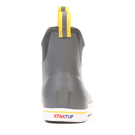 Xtratuf® Men’s 6" Ankle Deck Boot - Grey - heel