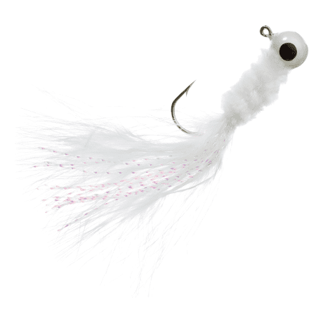 Bass Pro Shops® Marabou Tinsel Crappie Jig - White