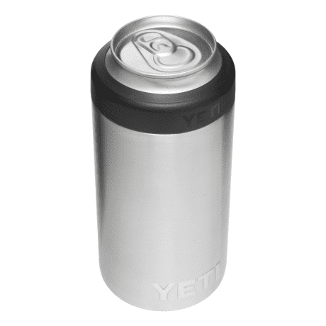 Yeti® Rambler® Tall Colster - Stainless Steel - in use