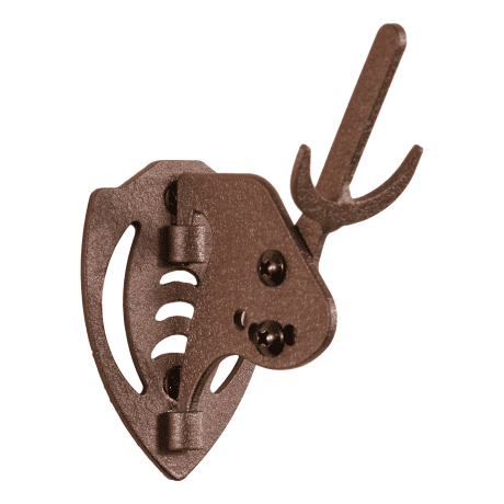 Skull Hooker® Mini Hooker Mounting Bracket - Brown