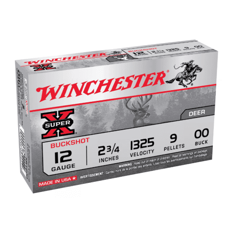 Winchester® Super-X 12-Gauge 2-3/4 00 Buckshot Shotshells