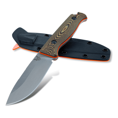 Benchmade Saddle Mountain Skinner Fixed Blade Knife - Knife with Sheath View