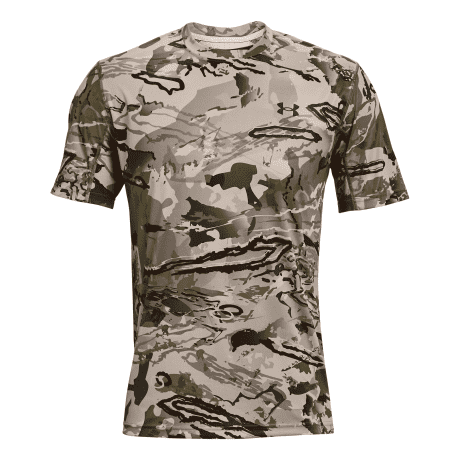 Under Armour® Men’s Iso-Chill Brush Line Short-Sleeve Shirt - Barren Camo/Black