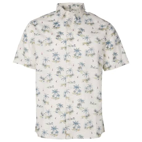 Redhead® Men’s Crosshatch Printed Short-Sleeve Button-Down Shirt