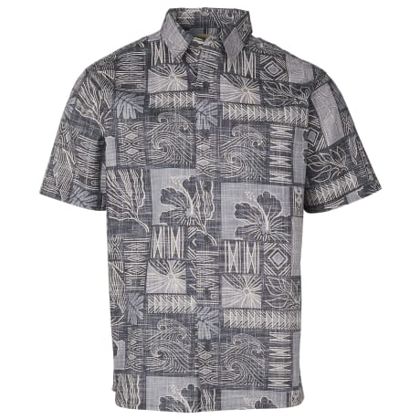 Redhead® Men’s Crosshatch Printed Short-Sleeve Button-Down Shirt