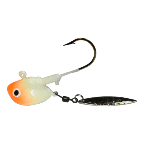 ReelBait® Super Glow Flasher Jigs - Orange Face Glow