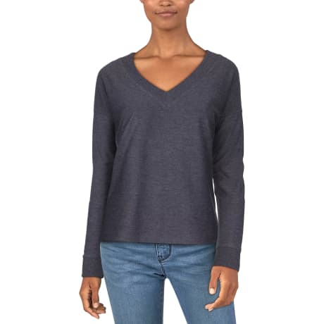 Natural Reflections® Women’s Drop-Shoulder V-Neck Long-Sleeve Sweater