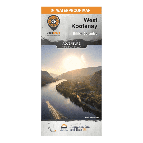 Backroad Mapbooks - West Kootenay BC Waterproof Map – 2nd Edition