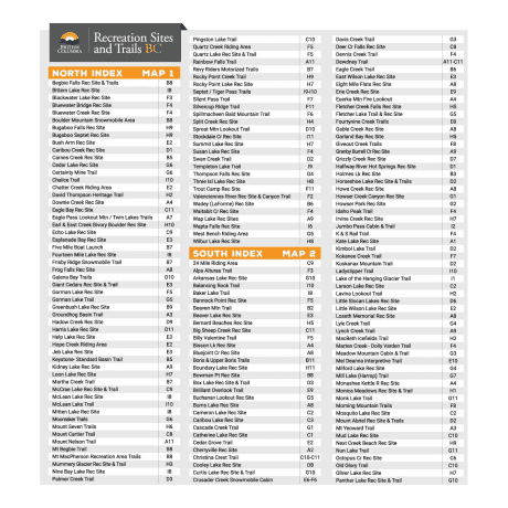 Backroad Mapbooks - West Kootenay BC Waterproof Map – 2nd Edition