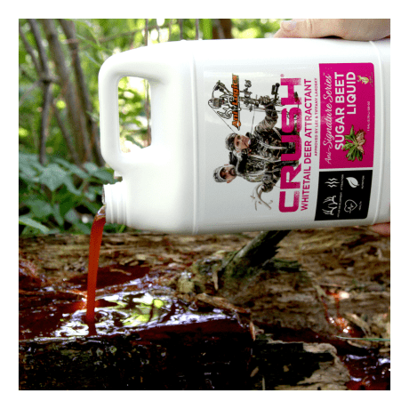 CRUSH® Ani-Signature Series™ Sugar Beet Liquid Attractant - in use