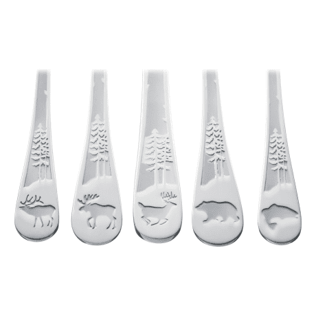 White River™ Wildlife Animal Pattern 20-Piece Flatware Set