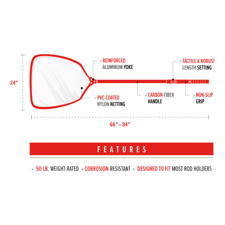 Bubba® Large Extendable Net