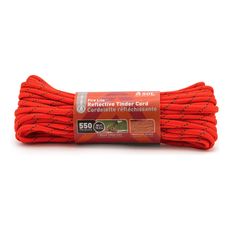 S.O.L.® Fire Lite™ 550 Reflective Tinder Cord