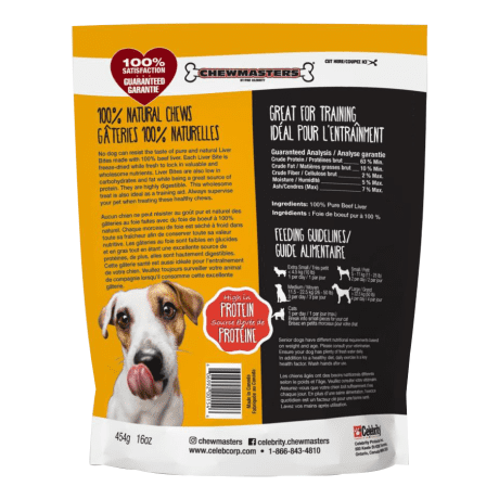 Chewmasters Liver Bites - 454 g